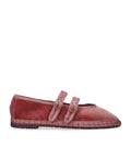 Flabelus Velvet Claire Mary Janes