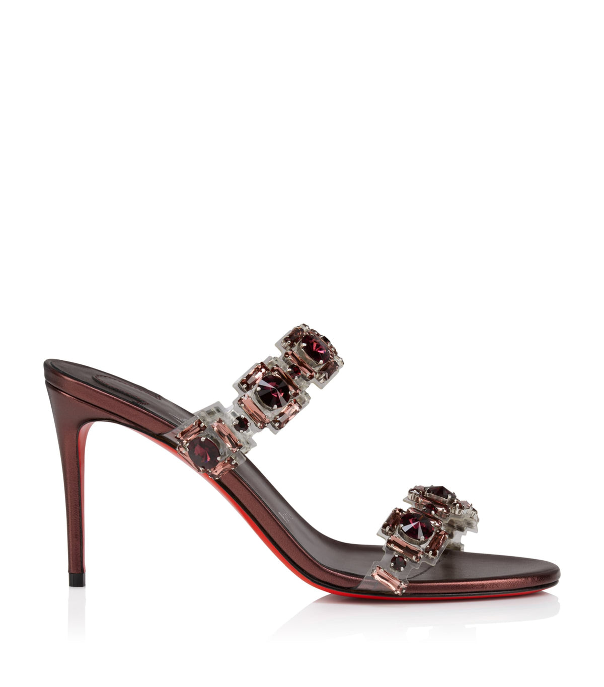 Christian Louboutin Just Jewel Embellished Heeled Mules 85