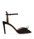 Jimmy Choo Sacora 85 Suede Sandals