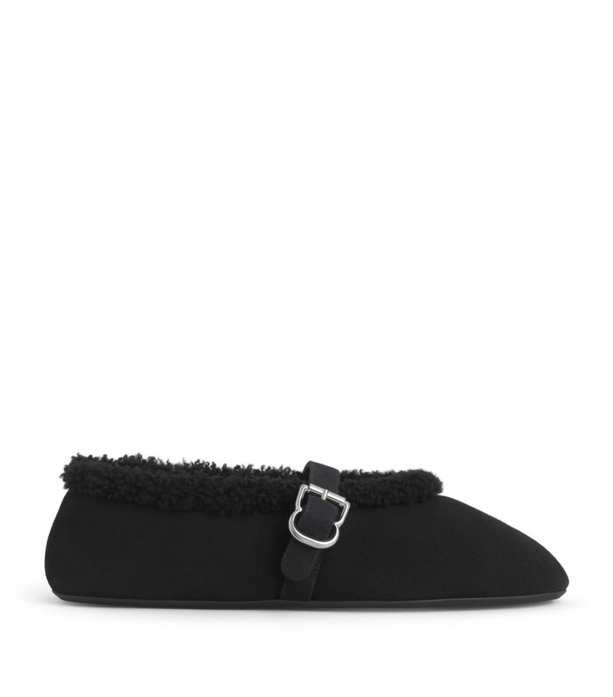 Alaïa Shearling Ballet Flats
