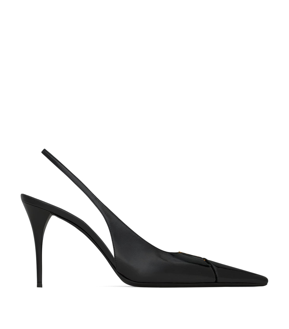Saint Laurent Patent Leather Babylone Slingback Pumps 90
