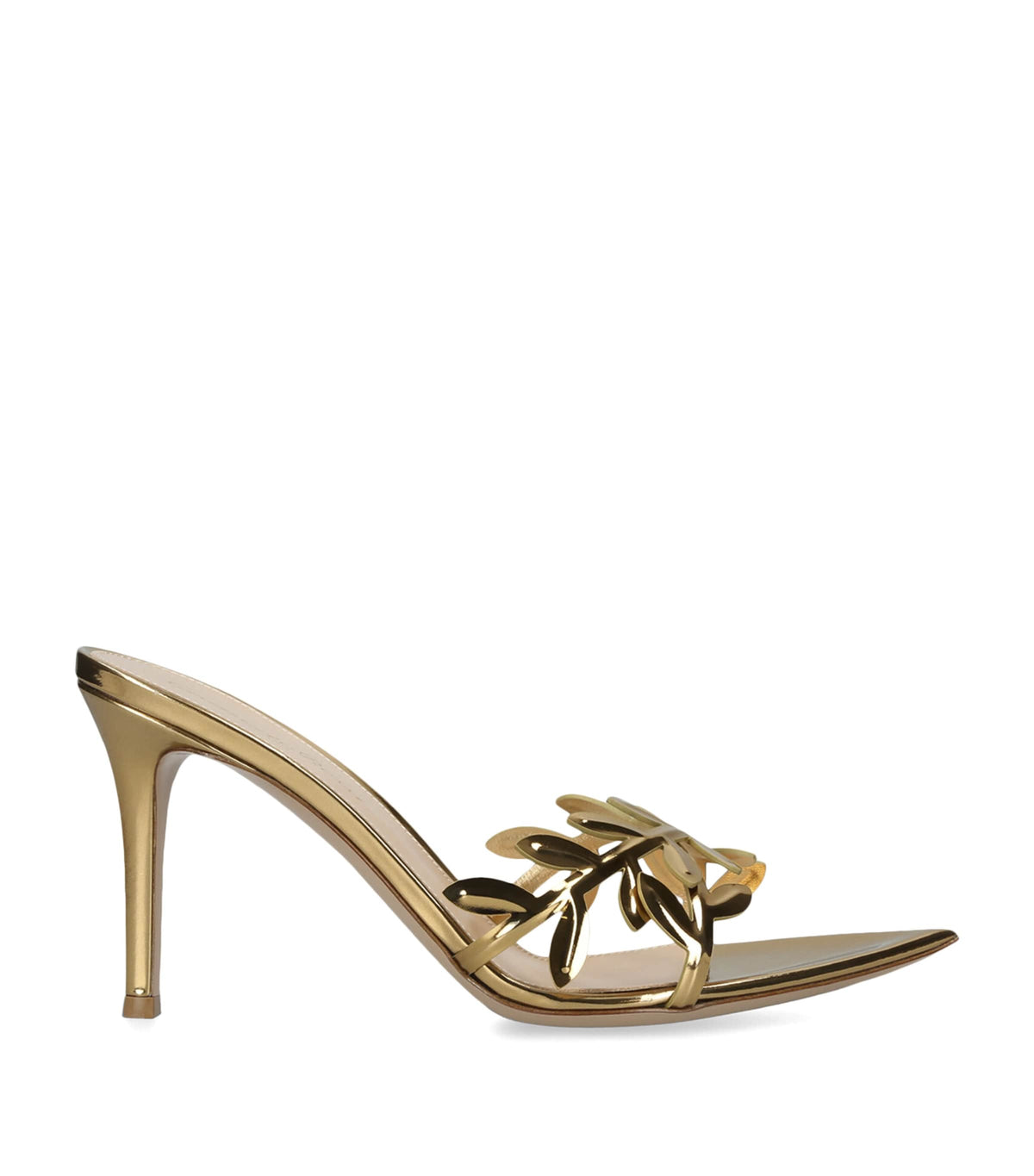 Gianvito Rossi Leather Flavia Heeled Sandals 85