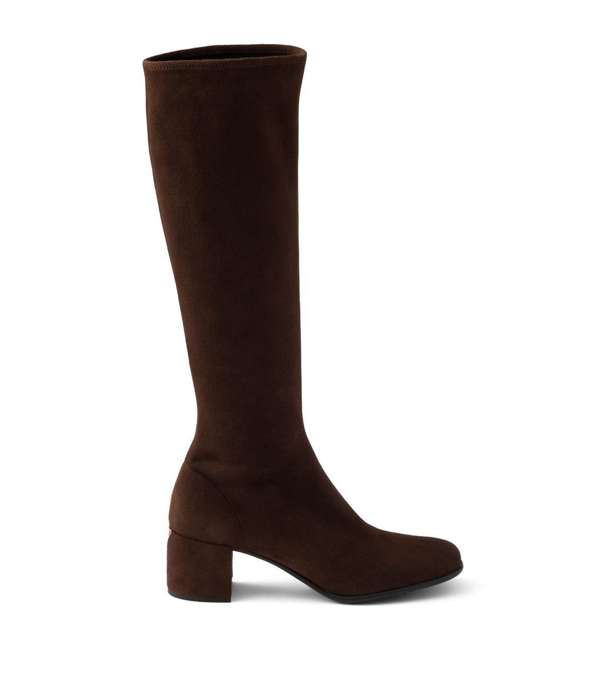 Prada Stretch Suede Knee-High Boots 55