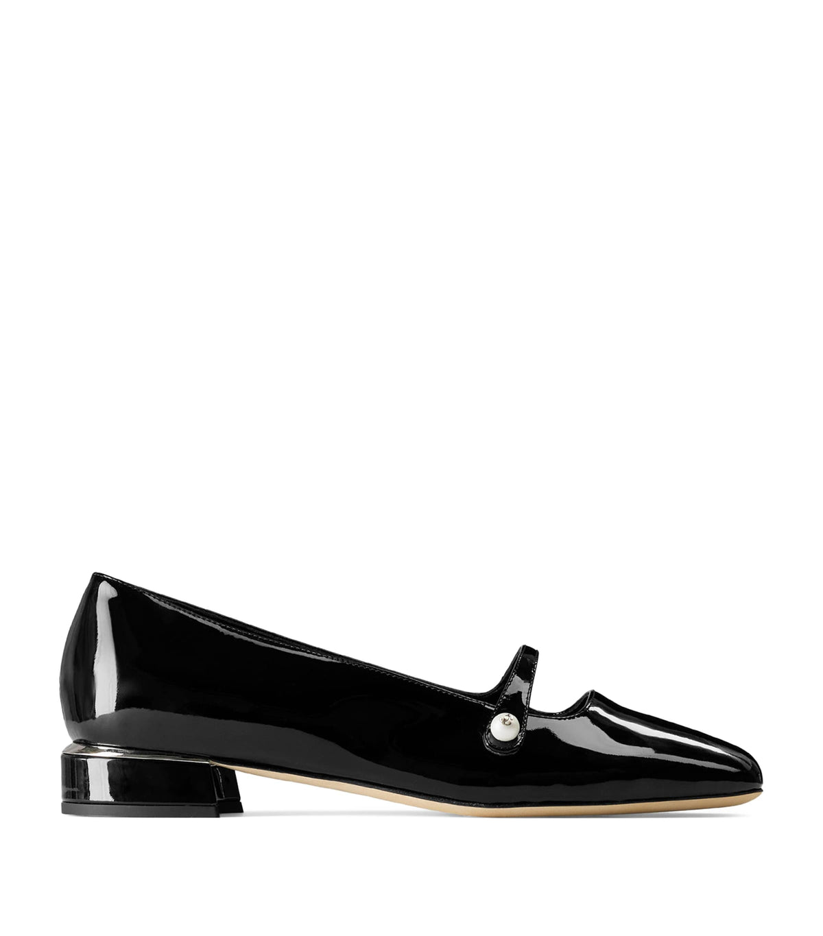 Jimmy Choo Elisa Ballerina Leather Ballet Flats