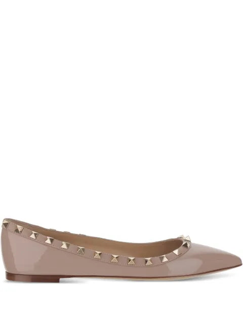 Valentino Garavani patent Rockstud ballet flat