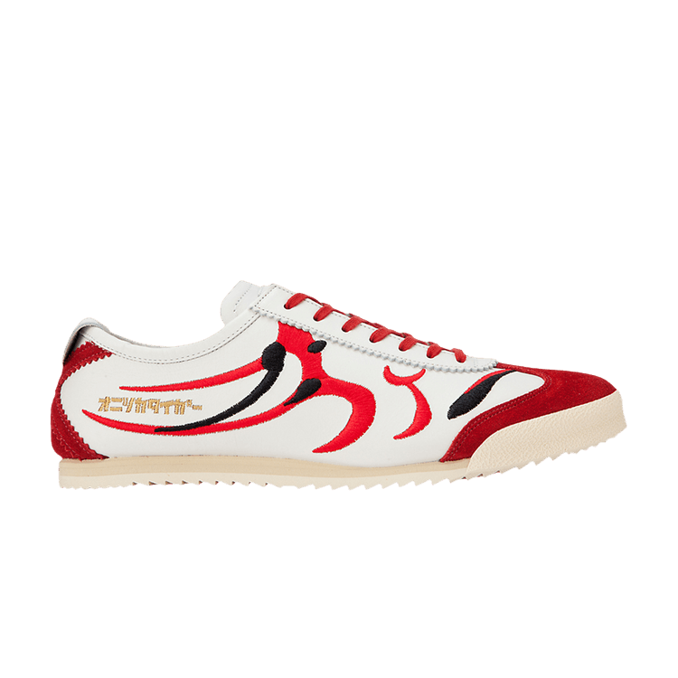 Onitsuka Tiger Mexico 66 Deluxe "Kumadori - White Classic Red" sneakers