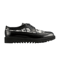 Onitsuka Tiger Brogue "Black White Tweed" sneakers