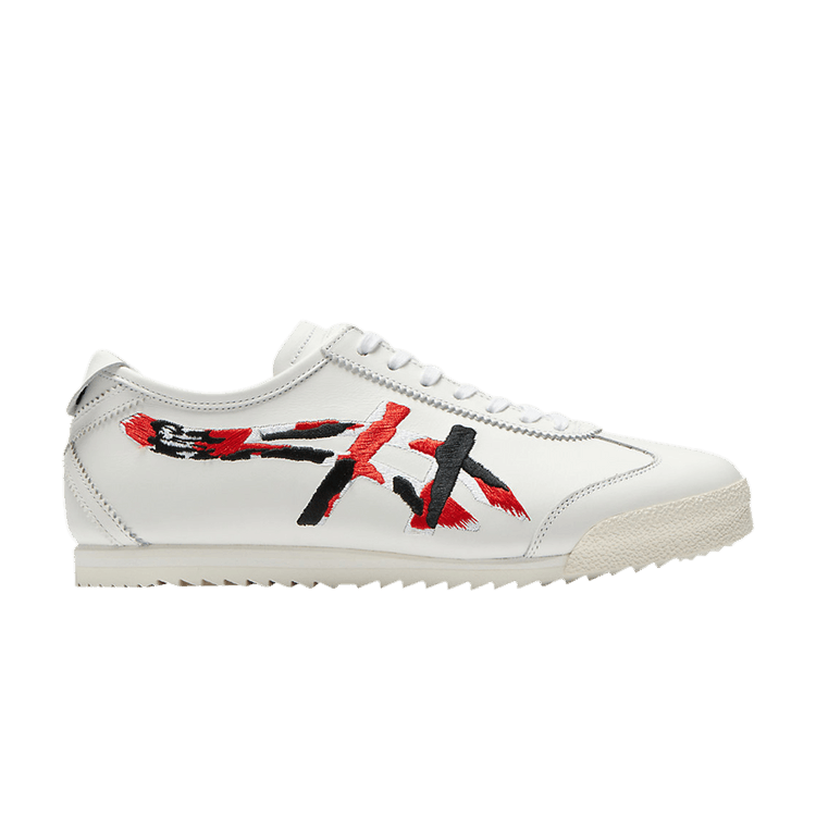Onitsuka Tiger Wmns Mexico 66 Deluxe "Nishikigoi - White Classic Red" sneakers
