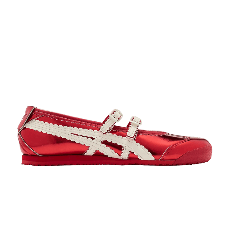 Onitsuka Tiger Wmns Mexico 66 TGRS "Metallic Pack - Classic Red Cream" sneakers