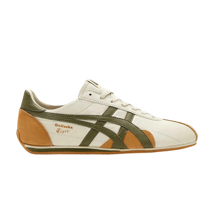 Onitsuka Tiger Runspark "Beige Olive Green Mustard Yellow" sneakers