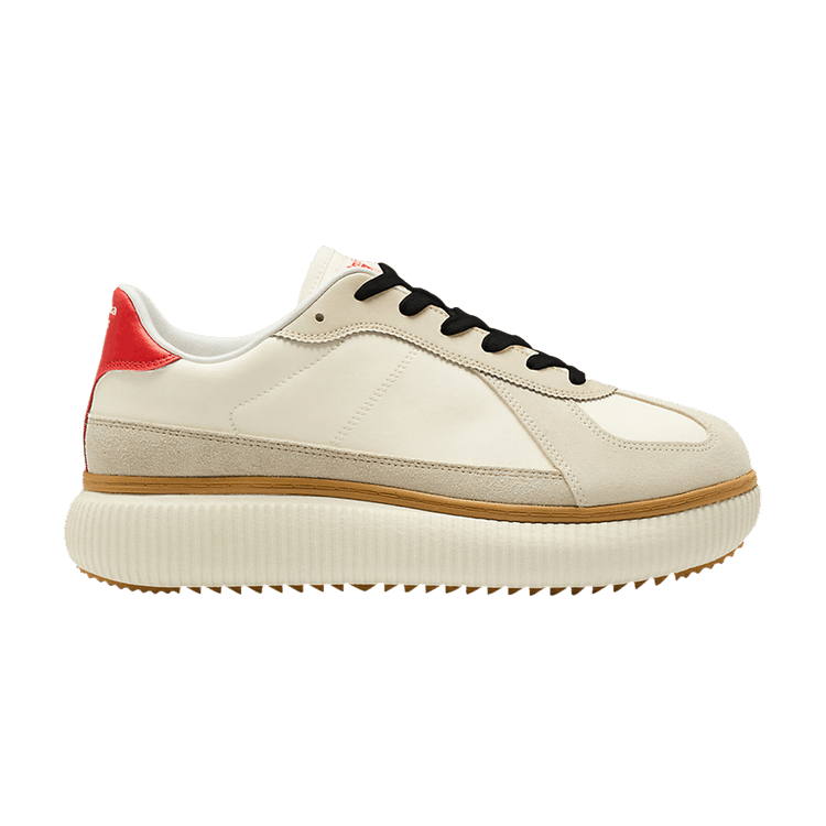 Onitsuka Tiger Delecity "Cream Fiery Red" sneakers
