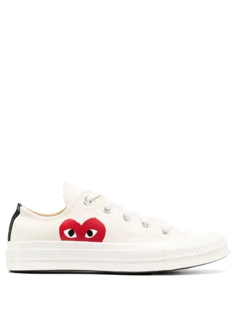 Comme Des Garçons Play x Converse heart logo canvas sneakers