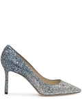 Jimmy Choo Romy glitter-effect pumps
