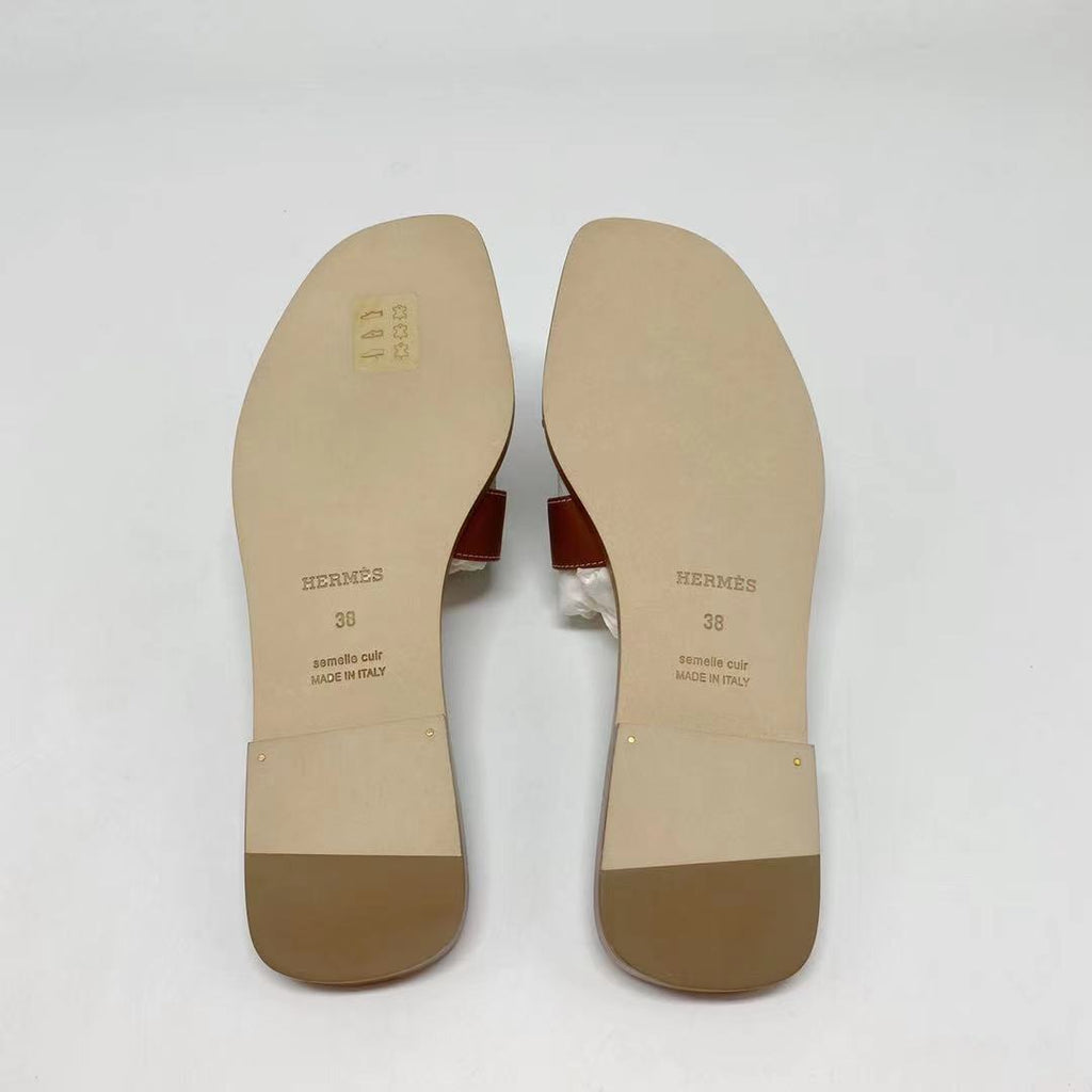 HERMES ORAN SANDAL GOLD NEW VERSION