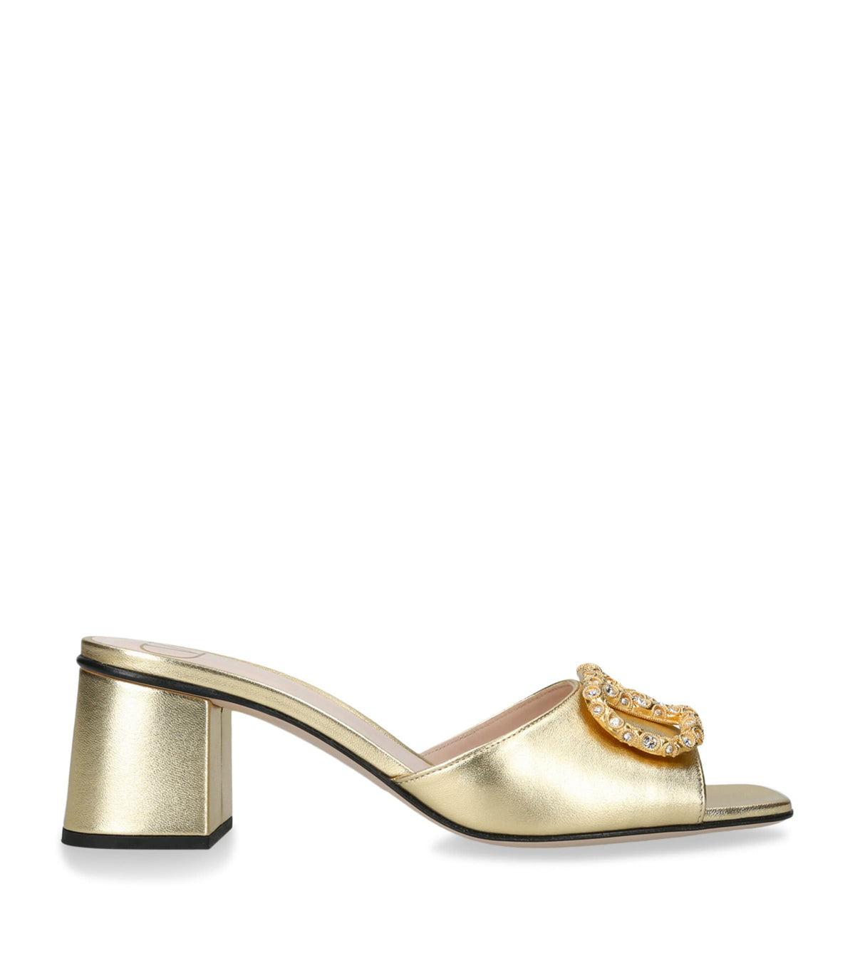 Valentino Garavani Leather VLogo Mules 60