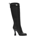 Burberry Leather Pillar Knee-High Boots 100