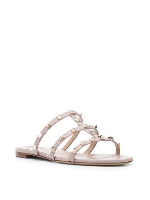 Valentino Garavani Rockstud flat slide sandal