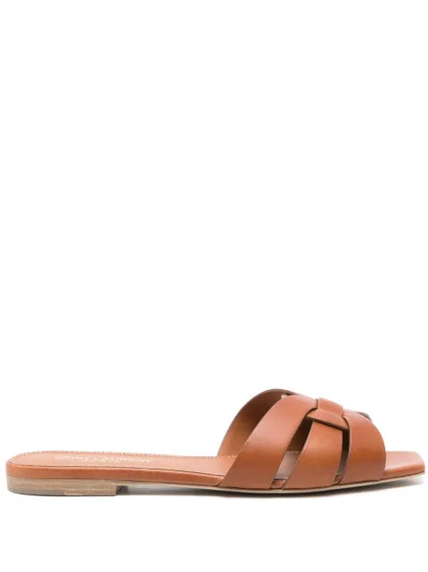 Saint Laurent Tribute leather sandals