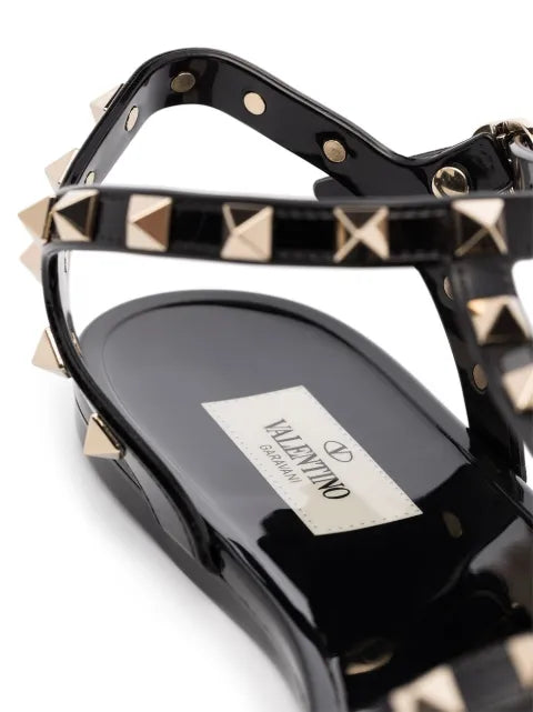 Valentino Garavani Rockstud flat rubber sandal