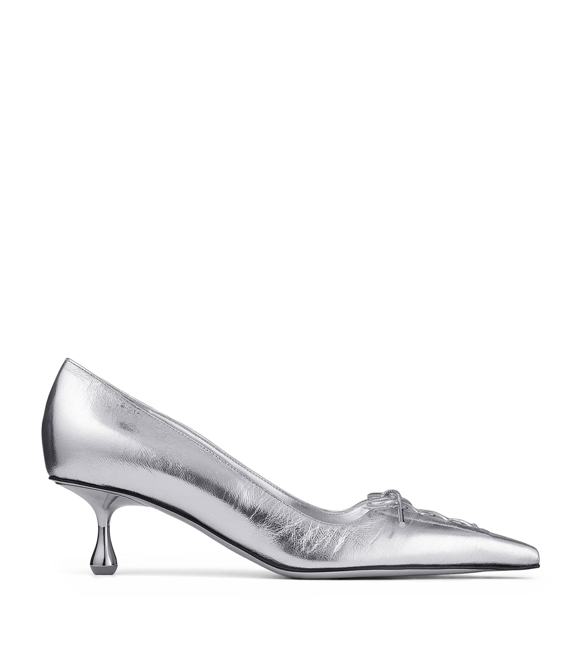 Jimmy Choo Scarlett 50 Metallic Lambskin Pumps