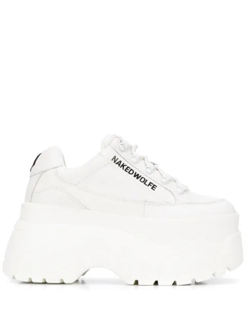NAKED WOLFE Sporty platform sneakers