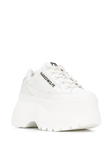 NAKED WOLFE Sporty platform sneakers