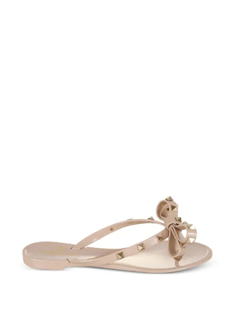 Valentino Garavani Rockstud bow-embellished sandals