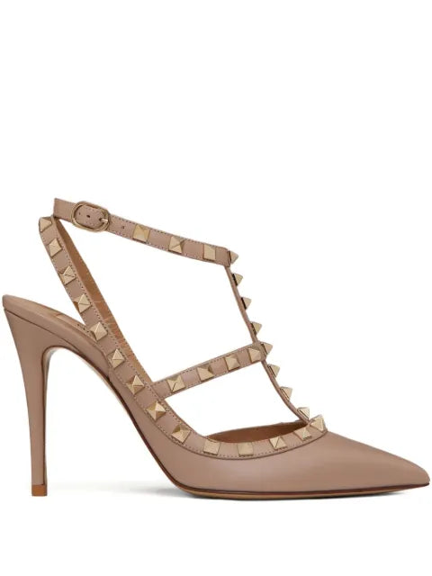 Valentino Garavani Rockstud ankle strap pump 100 mm
