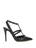 Valentino Garavani Rockstud ankle strap pump with tonal studs 100 mm