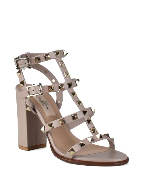 Valentino Garavani Rockstud-embellished caged-design heeled sandals