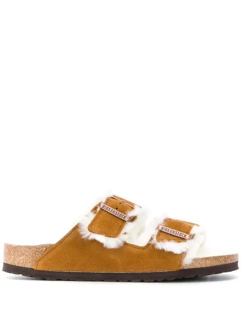Birkenstock shearling sandals