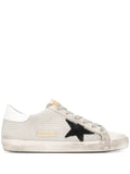 Golden Goose Super-Star trainers in leather with black star