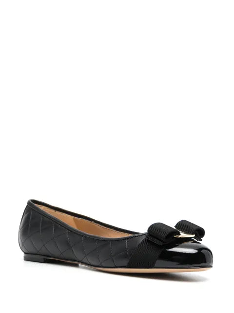Ferragamo quilted Varina ballet flat