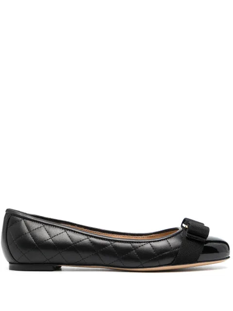 Ferragamo quilted Varina ballet flat