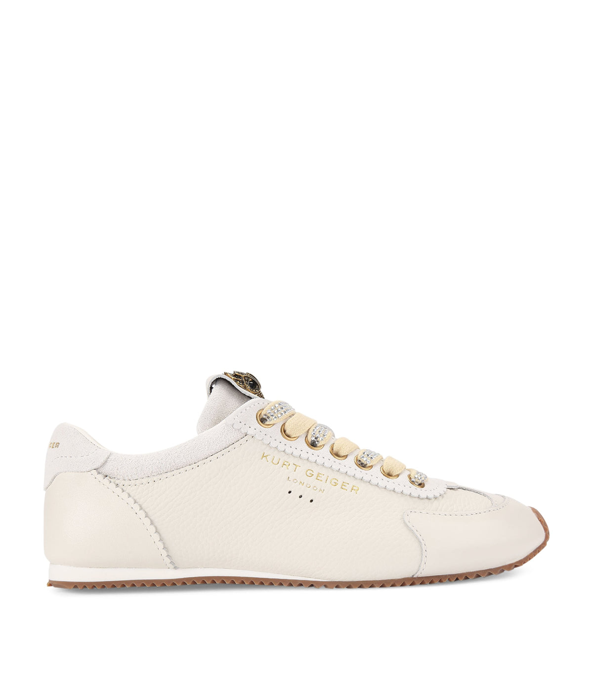 Kurt Geiger London Leather-Suede Islington Sneakers
