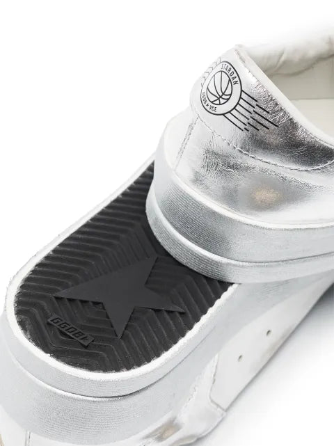 Golden Goose Stardan sneakers with metallic leather star and heel tab