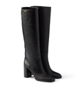 Prada Leather Knee-High Boots 85
