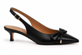 CASSIELA BLACK GOLD BOW WILEY KITTEN HEEL
