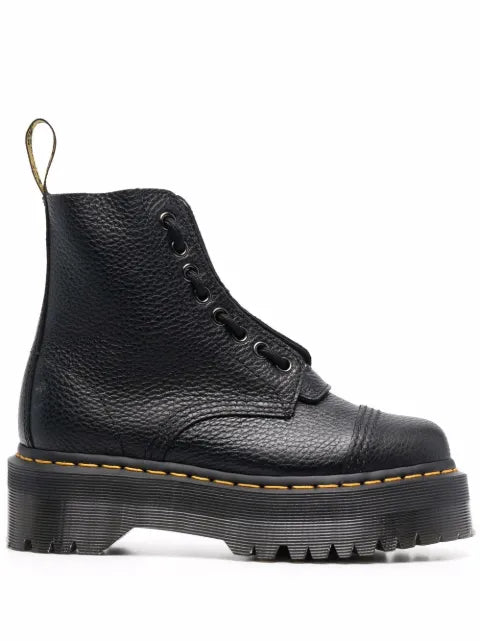 Dr. Martens Sinclair pebbled-leather boots
