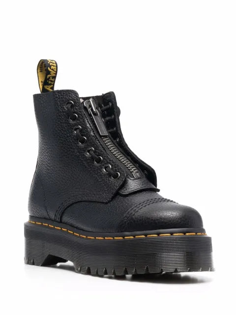 Dr. Martens Sinclair pebbled-leather boots