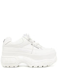 NAKED WOLFE Sporty platform lace-up sneakers