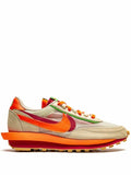 Nike x sacai x CLOT LDWaffle "Net Orange Blaze" sneakers