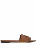 Dolce & Gabbana calfskin slides with DG Millennials logo