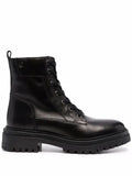Geox low heel lace-up boots