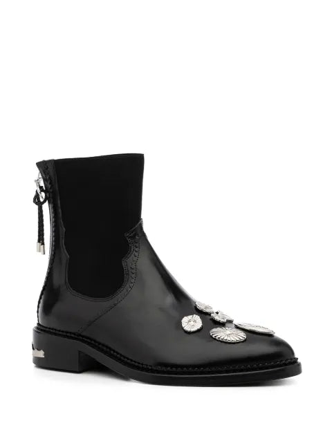 Toga Pulla mix-badge Chelsea boots