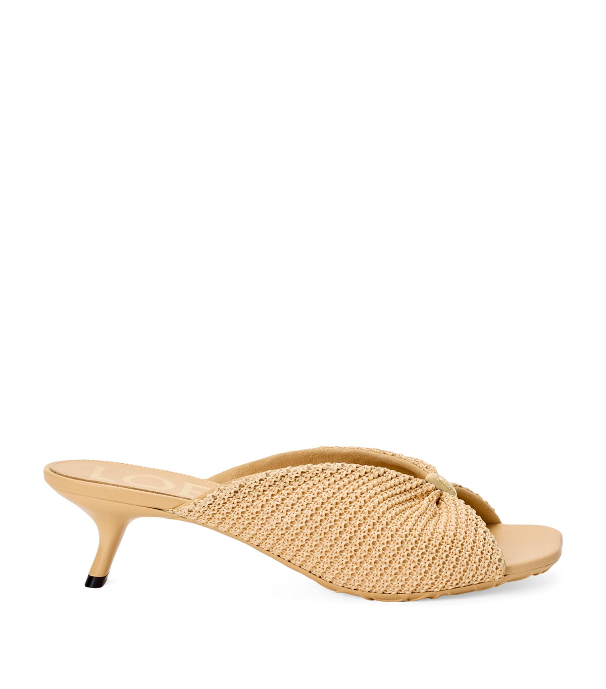 LOEWE x Paula's Ibiza Woven Pebble Heeled Sandals 45