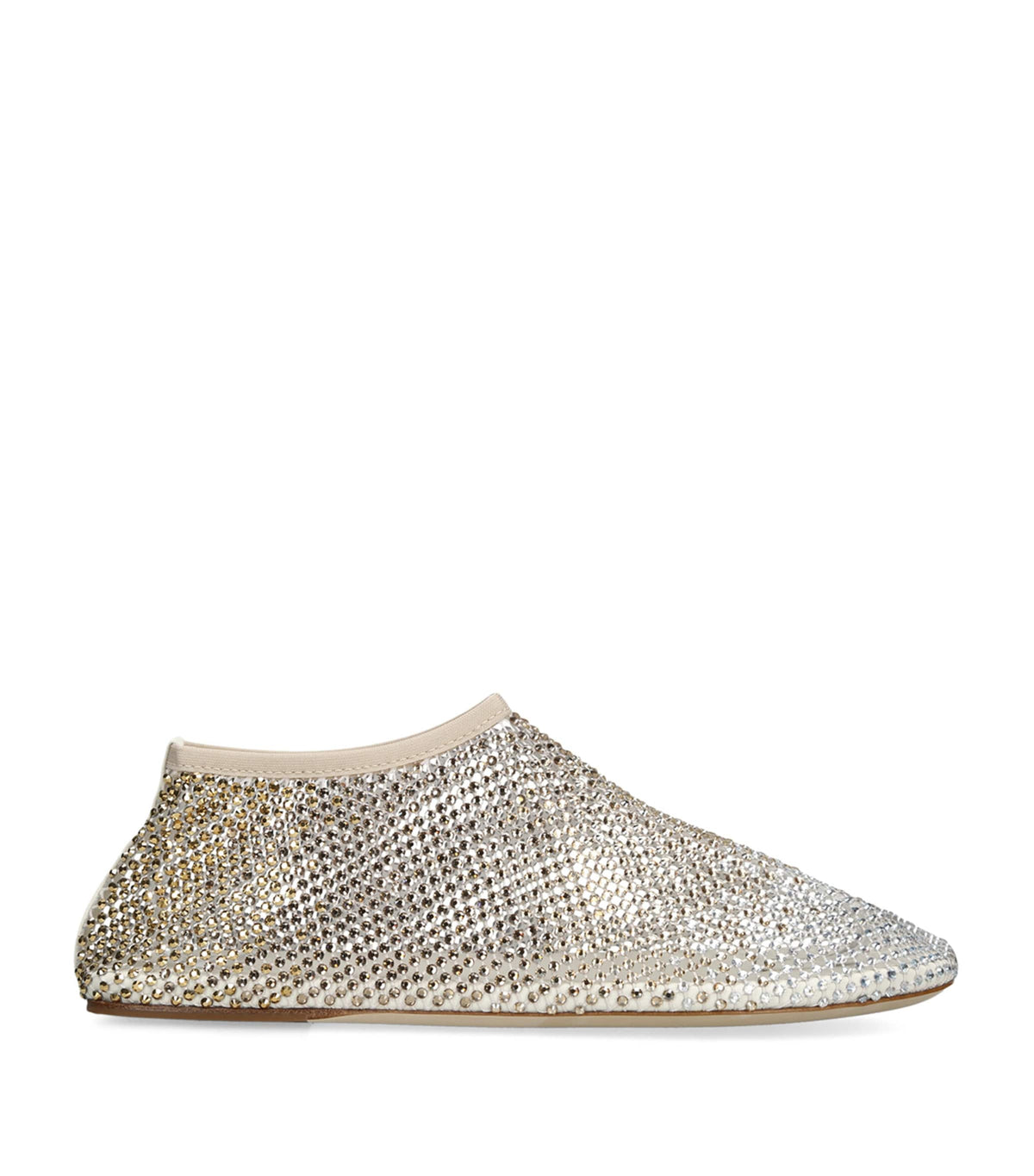 Christopher Esber Mesh Embellished Minette Ballet Flats