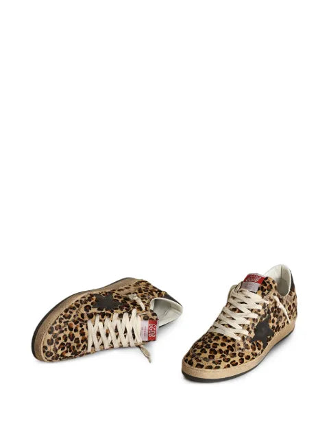 Golden Goose Ball Star animal-print sneakers