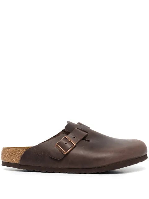 Birkenstock buckle-fastening mules