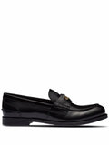 Miu Miu brushed leather penny loafers